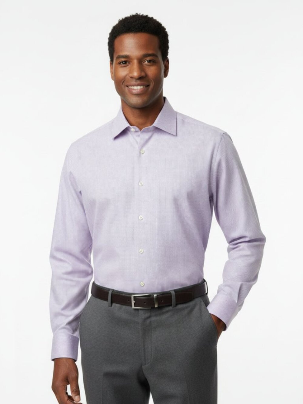 Refined! Charles Tyrwhitt Lavender & White Dress Shirt